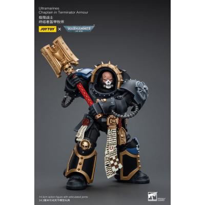 Warhammer 40k Figura 1/18 Ultramarines Chaplain in Terminator Armour 12 cm
