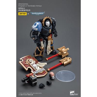 Warhammer 40k Figura 1/18 Ultramarines Chaplain in Terminator Armour 12 cm