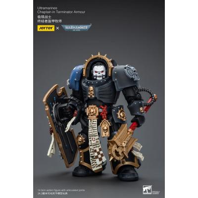 Warhammer 40k Figura 1/18 Ultramarines Chaplain in Terminator Armour 12 cm