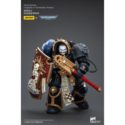 Warhammer 40k Figura 1/18 Ultramarines Chaplain in Terminator Armour 12 cm