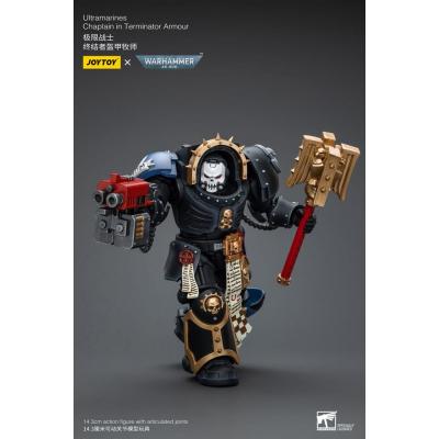 Warhammer 40k Figura 1/18 Ultramarines Chaplain in Terminator Armour 12 cm