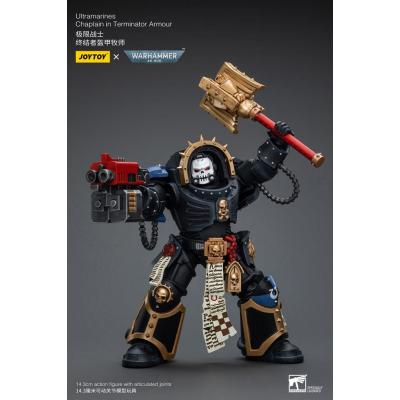 Warhammer 40k Figura 1/18 Ultramarines Chaplain in Terminator Armour 12 cm