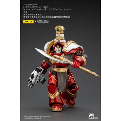 Warhammer The Horus Heresy Figura 1/18 Thousand Sons Sekhmet Terminator Cabal Sekhmet with Combi-Bolter and Achea Force Weapon 1