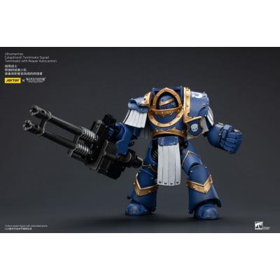 Warhammer The Horus Heresy Figura 1/18 Uitramarines Cataphractii Terminator Squad Terminator with Reaper Autocannon 14 cm