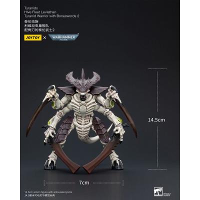 Warhammer 40k Figura 1/18 Tyranids Hive Fleet Leviathan Tyranid Warrior with Boneswords 2 15 cm