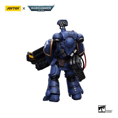 Warhammer 40k Figura 1/18 Ultramarines Desolation Marine with Castellan Launcher (Superkrak) 12 cm