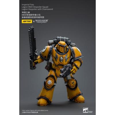 Warhammer The Horus Heresy Figura 1/18 Imperial Fists Legion MkIII Despoiler Squad Legion Despoiler with Chainsword 12 cm