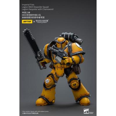 Warhammer The Horus Heresy Figura 1/18 Imperial Fists Legion MkIII Despoiler Squad Legion Despoiler with Chainsword 12 cm