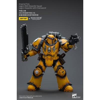Warhammer The Horus Heresy Figura 1/18 Imperial Fists Legion MkIII Despoiler Squad Legion Despoiler with Chainsword 12 cm