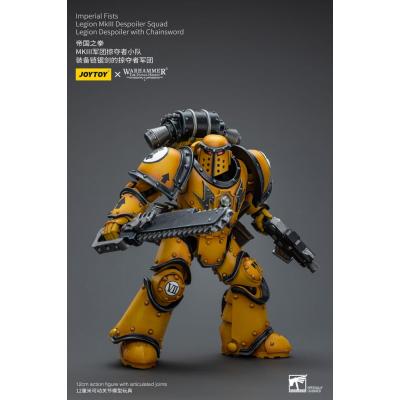 Warhammer The Horus Heresy Figura 1/18 Imperial Fists Legion MkIII Despoiler Squad Legion Despoiler with Chainsword 12 cm