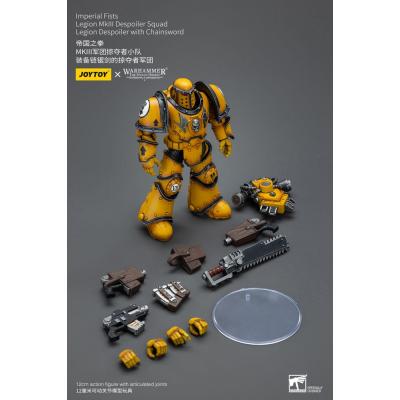 Warhammer The Horus Heresy Figura 1/18 Imperial Fists Legion MkIII Despoiler Squad Legion Despoiler with Chainsword 12 cm