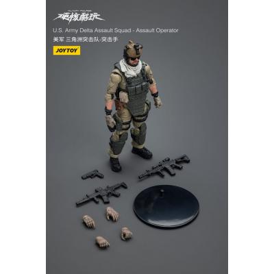 Hardcore Coldplay Figura 1/18 U.S. Army Delta Assault Squad Operator 11 cm