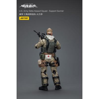 Hardcore Coldplay Figura 1/18 U.S. Army Delta Assault Squad Support Gunner 11 cm
