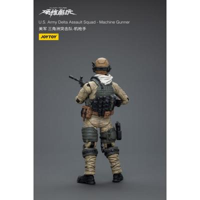 Hardcore Coldplay Figura 1/18 U.S. Army Delta Assault Squad Machine Gunner 11 cm