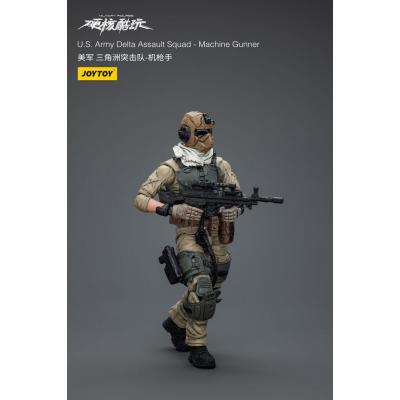 Hardcore Coldplay Figura 1/18 U.S. Army Delta Assault Squad Machine Gunner 11 cm