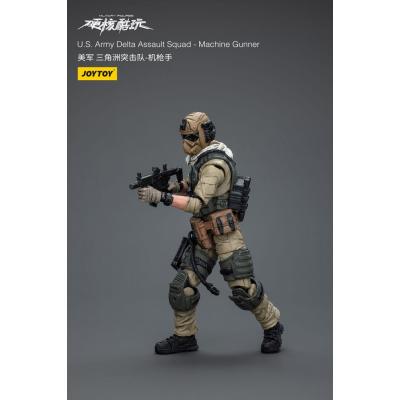 Hardcore Coldplay Figura 1/18 U.S. Army Delta Assault Squad Machine Gunner 11 cm