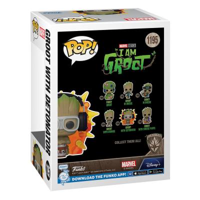 Yo soy Groot POP! Vinyl Figura Groot w/ detonator 9 cm