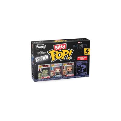 Marvel Pack de 4 Figuras Bitty POP! Vinyl Hulk 2,5 cm