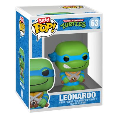 Les Tortues ninja Pack de 4 Figuras Bitty POP! Vinyl Leonardo 2,5 cm