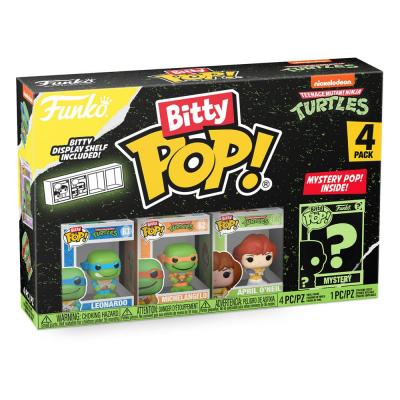Les Tortues ninja Pack de 4 Figuras Bitty POP! Vinyl Leonardo 2,5 cm