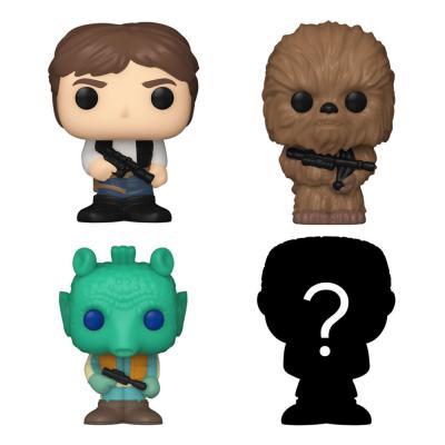 Star Wars Pack de 4 Figuras Bitty POP! Vinyl Han Solo 2,5 cm