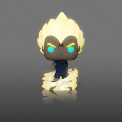 Dragonball Z POP! & Tee Set de Minifigura y Camiseta Majin Vegeta (Glow in the Dark)