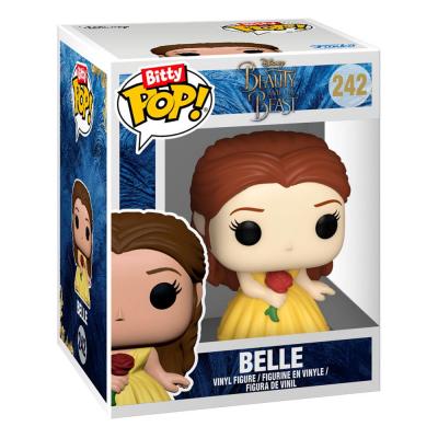Disney Princesses Pack de 4 Figuras Bitty POP! Vinyl Belle 2,5 cm