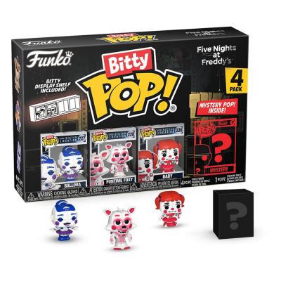Five Nights at Freddy's Pack de 4 Figuras Bitty POP! Vinyl Ballora 2,5 cm