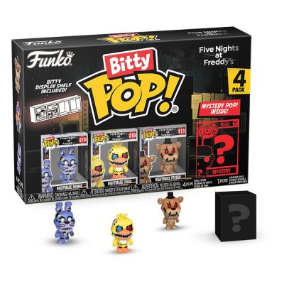 Five Nights at Freddy's Pack de 4 Figuras Bitty POP! Vinyl Nightmare Bonnie 2,5 cm