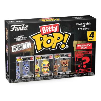 Five Nights at Freddy's Pack de 4 Figuras Bitty POP! Vinyl Nightmare Bonnie 2,5 cm