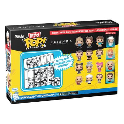 Friends Pack de 4 Figuras Bitty POP! Vinyl Joey 2,5 cm