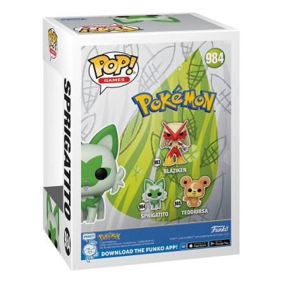 Pokemon POP! Games Vinyl Figura Sprigatito(EMEA) 9 cm