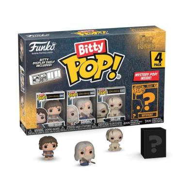El Señor de los Anillos Pack de 4 Figuras Bitty POP! Vinyl Frodo 2,5 cm