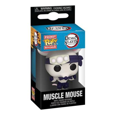 Demon Slayer: Kimetsu no Yaiba Llaveros Pocket POP! Vinyl Muscle Mouse 4 cm Expositor (12)