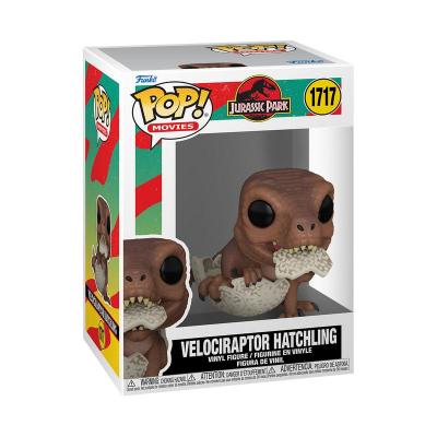 Jurassic Park Hatchling Figura POP! Movies Vinyl Velociraptor 9 cm