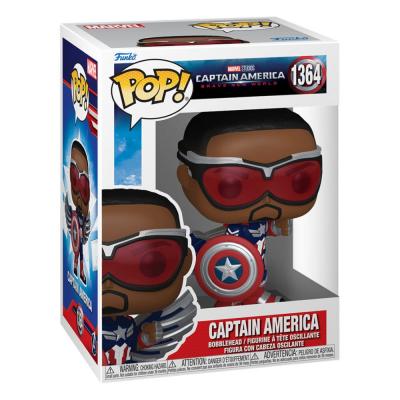 Captain America Brave New World Figura POP! Movies Vinyl Captain America 9 cm