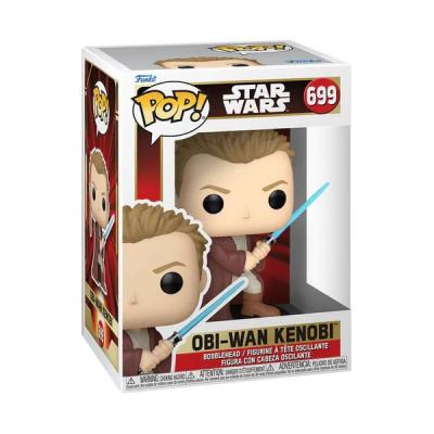 Star Wars: Episodio I - La amenaza fantasma Anniversary POP! Vinyl Figura Obi-Wan(Young) 9 cm