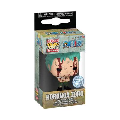 One Piece Llaveros Pocket POP! Vinyl Zoro Nothing Happened 4 cm Expositor (12)