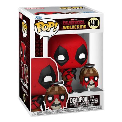 Deadpool 3 Figura POP & Buddy! Vinyl Deadpool w/Headpool 9 cm