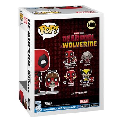 Deadpool 3 Figura POP & Buddy! Vinyl Deadpool w/Headpool 9 cm
