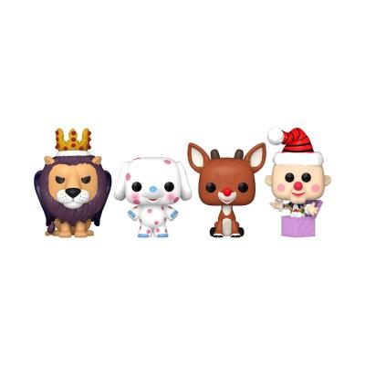 Rudolph Holiday 2024 Pack de 4 Llaveros Pocket POP! Vinyl Tree Holiday Box 4 cm