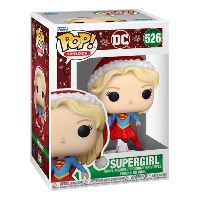 DC Comics Figura POP! Heroes Vinyl Holiday '24- Supergirl 9 cm