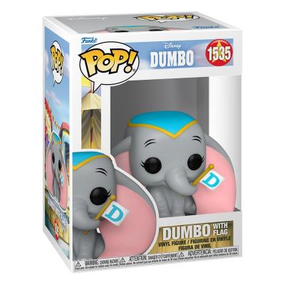 Dumbo POP! Disney Vinyl Figura Dumbo w/flag 9 cm