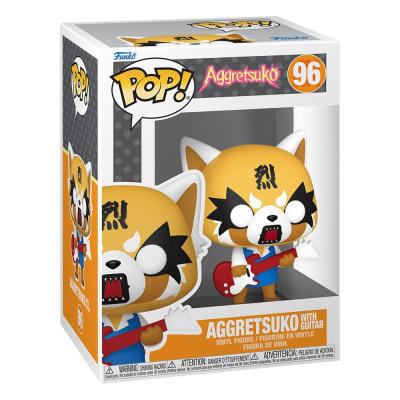 Sanrio Figura POP! Animation Vinyl Aggretsuko w/Guitar 9 cm