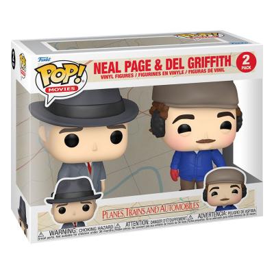 Mejor solo que mal acompañado Pack de 2 POP! Movies Vinyl Figuras Neal Page & Del Griffith 9 cm
