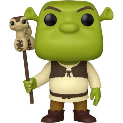 Shrek Figura POP! Movies Vinyl 30th Anniversary Shrek w/Snake 9 cm