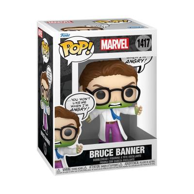 Marvel Comics POP! Marvel Vinyl Figura Bruce Banner(Don't Make me Angry) 9 cm