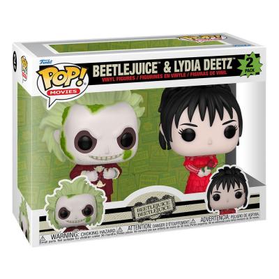 Beetlejuice 2 Pack de 2 POP! Animation Vinyl Figuras Beetlejuice & Lydia Deetz 9 cm