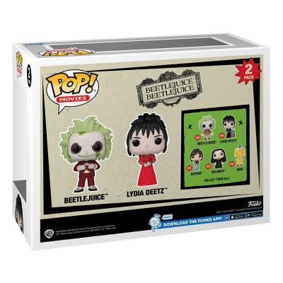 Beetlejuice 2 Pack de 2 POP! Animation Vinyl Figuras Beetlejuice & Lydia Deetz 9 cm