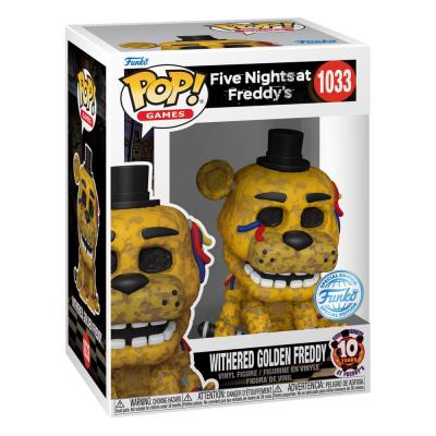 Five Nights at Freddy's POP! Games Vinyl Figura Withered Gldn Frdy 9 cm